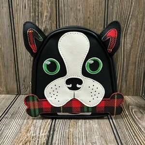 Bath And Body Works Limited Edition Holiday Boston Dog Cosmetic Mini Bag